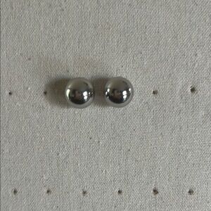 Silver Minimalist Stud Earrings